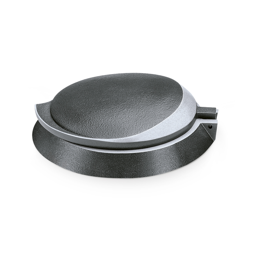 Vasenring, Grabvase,versenkt | Aluminium dunkelgrau