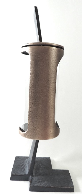 Grablaterne, Leuchte "schwebend", Atelier Binder