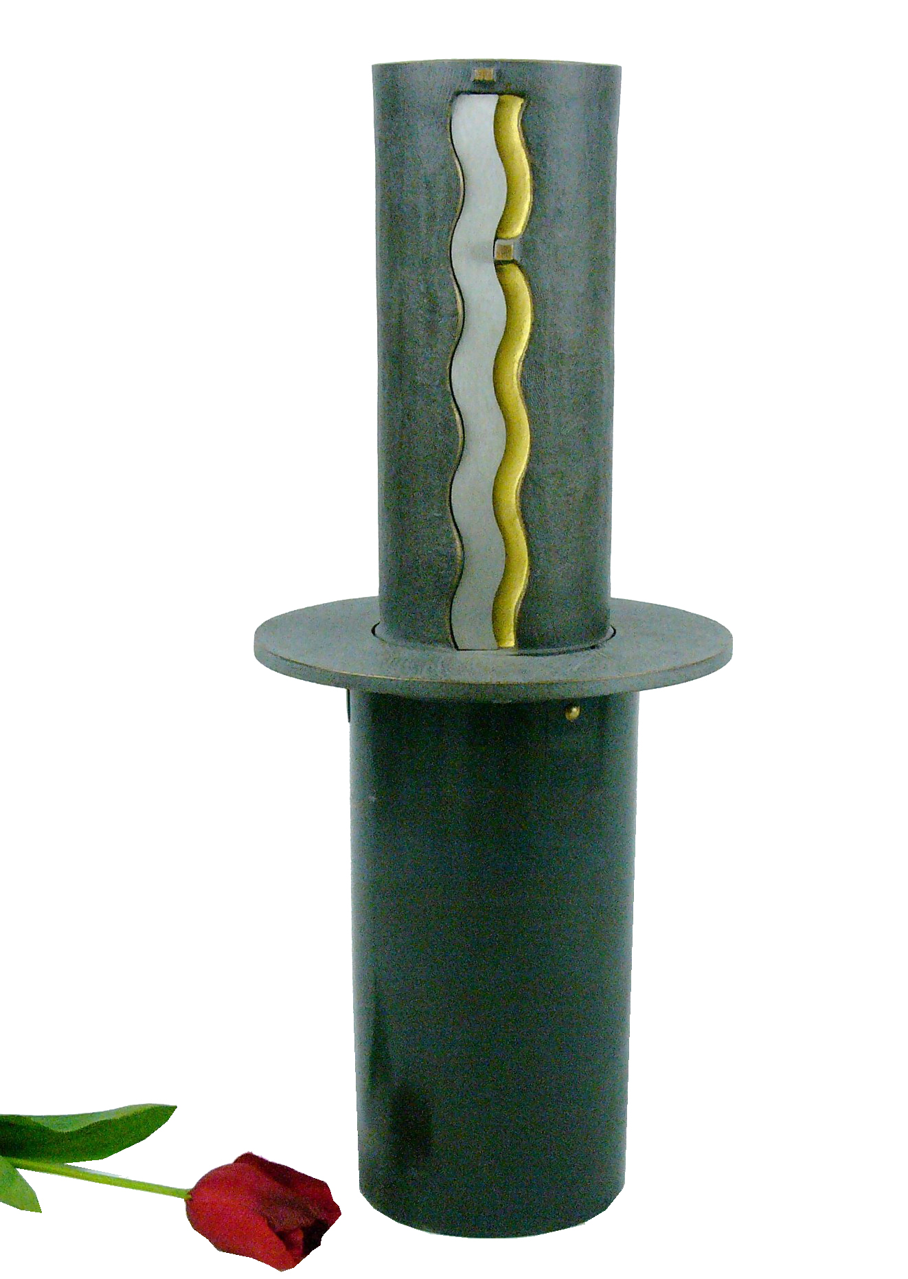 Absenkbare Vase "Welle"