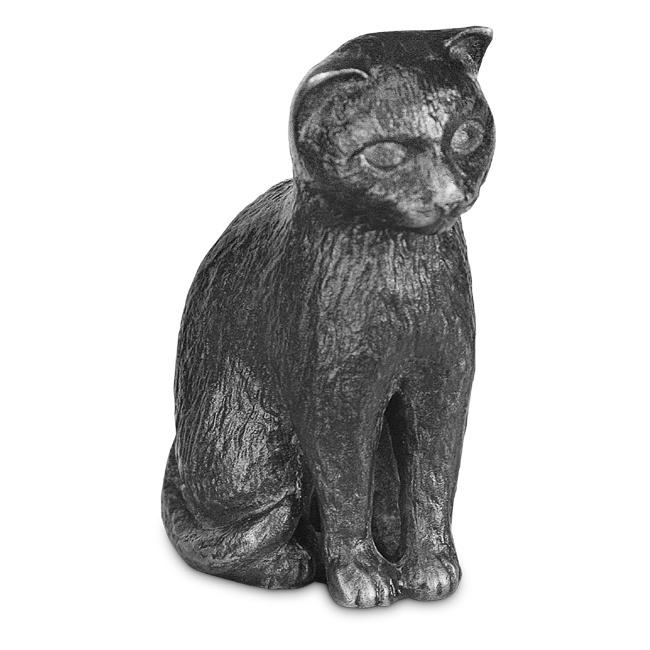Grabschmuck, Katze sitzend, Tiergrab