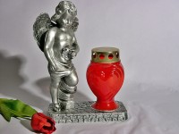 Engel mit Kerze