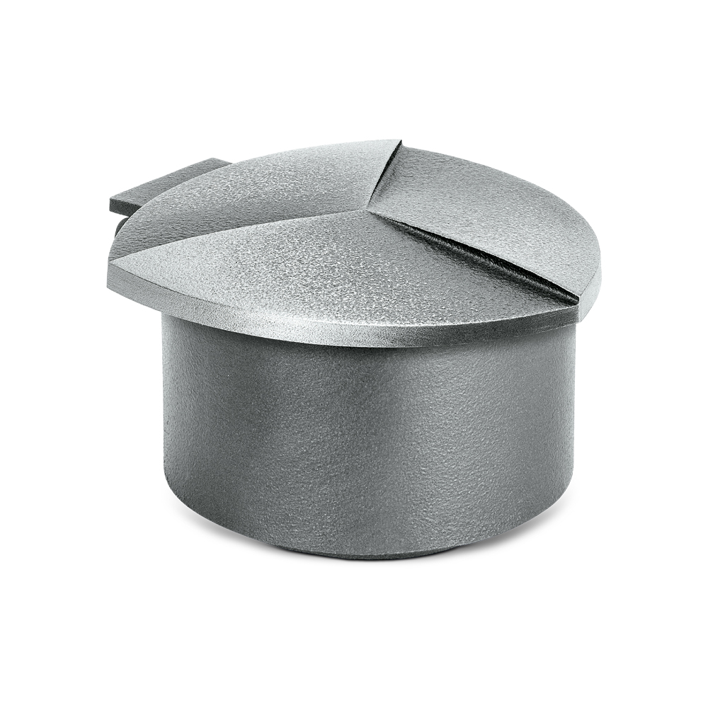 Weihwasserkessel "Dreieck", Aluminium