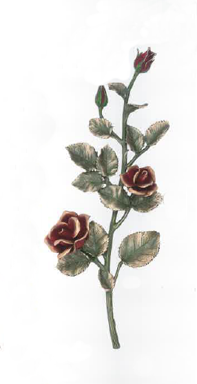 Rosenzweig coloriert, Bronze