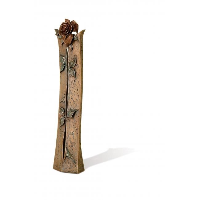 Stele mit Rose