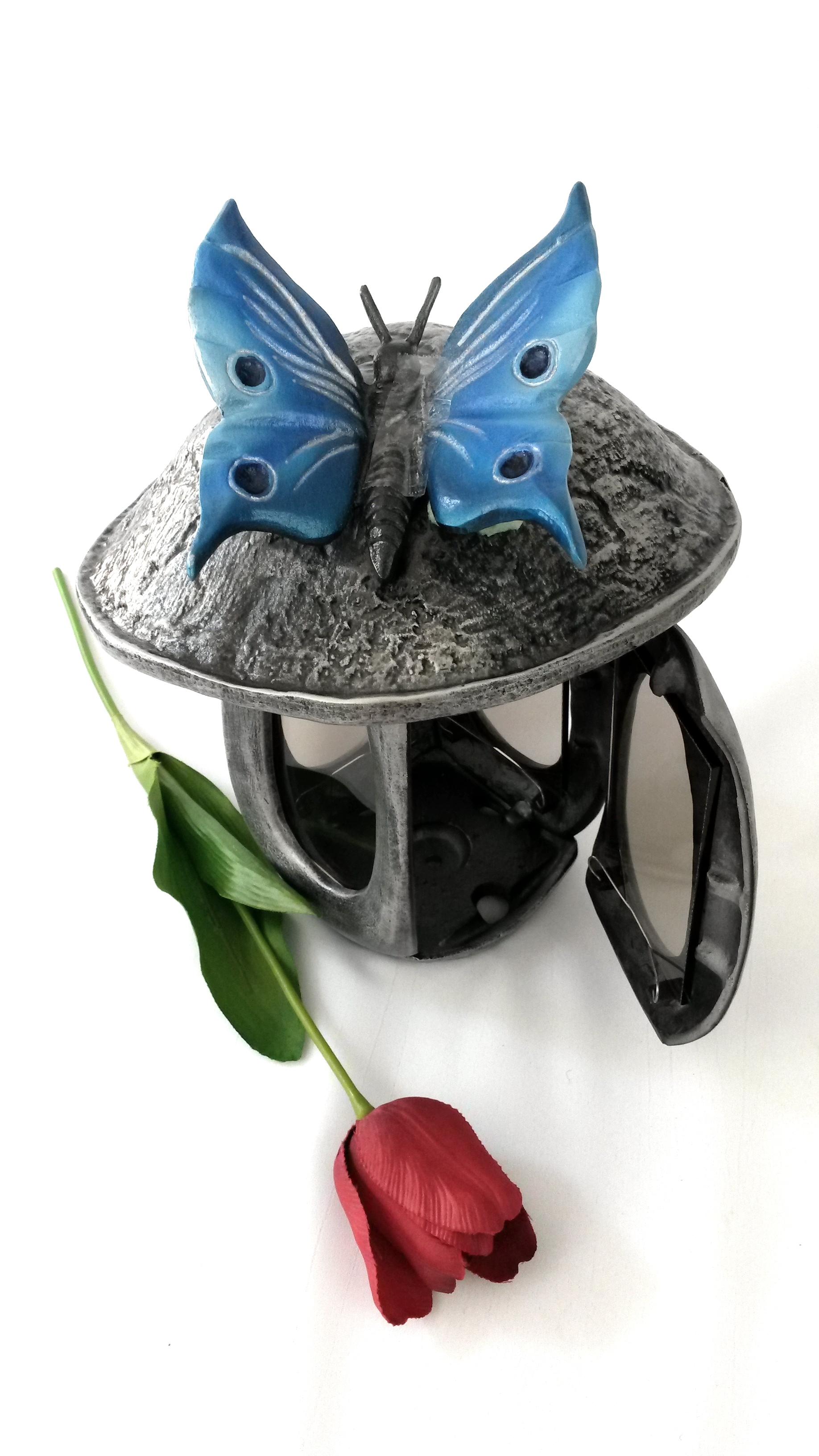 Kindergrablaterne "Schmetterling blau"