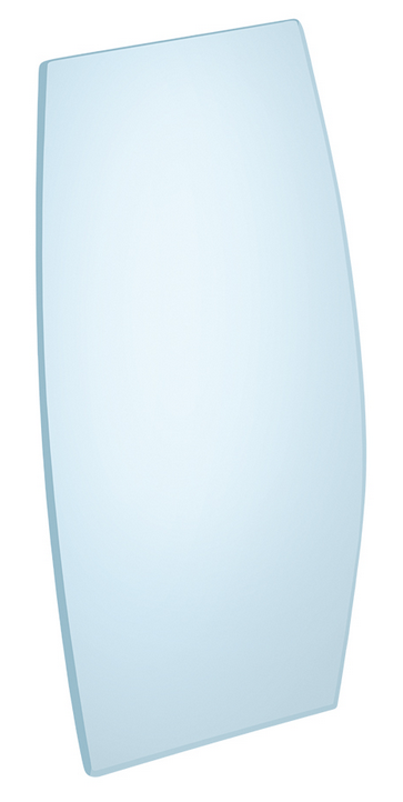 Laternenersatzglas, Sonderform 14,60 x 6,80 cm