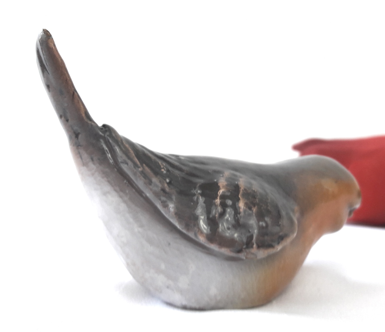 Grabgestaltung. Vogel. Bronze, Grabschmuck