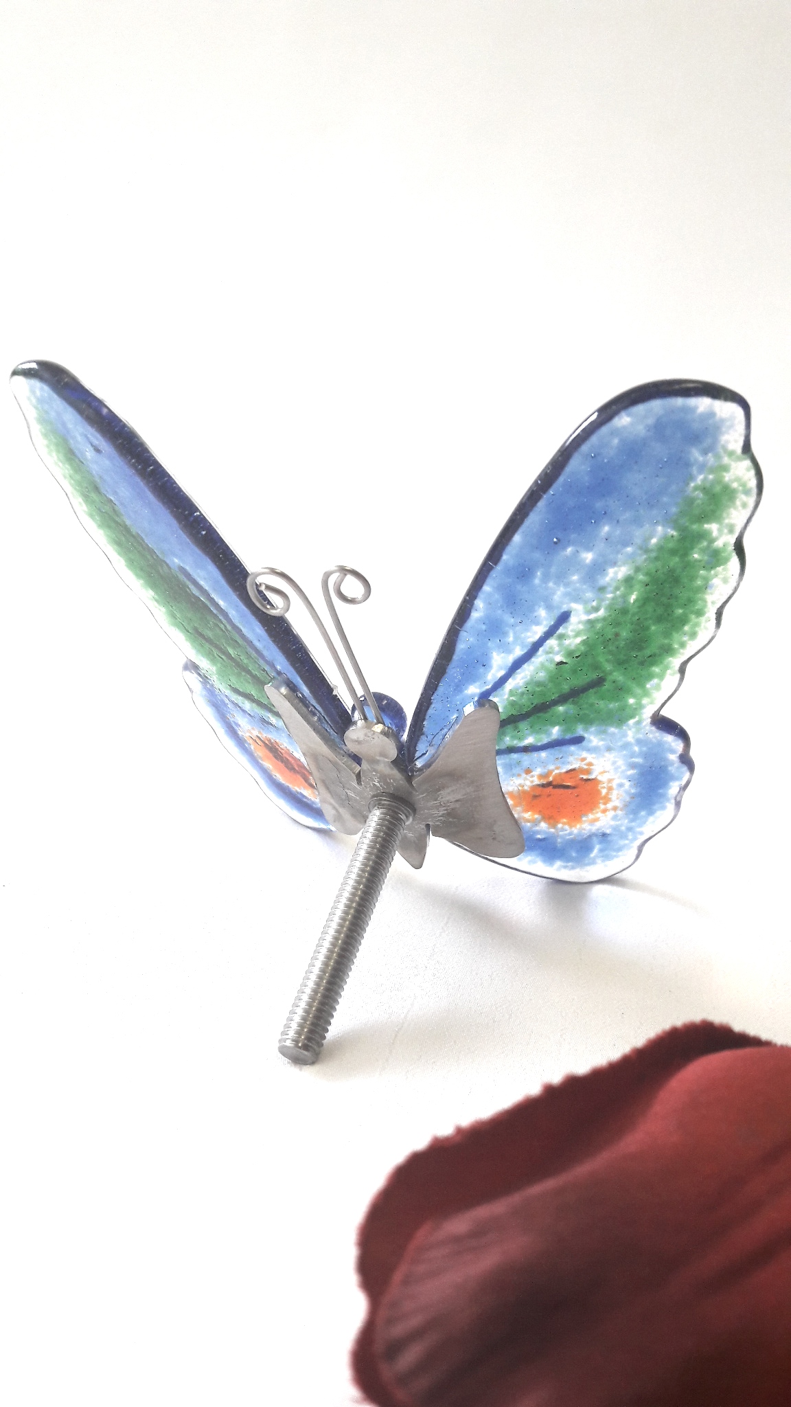 Schmetterling, aus buntem Glas, individuelle Handarbeit