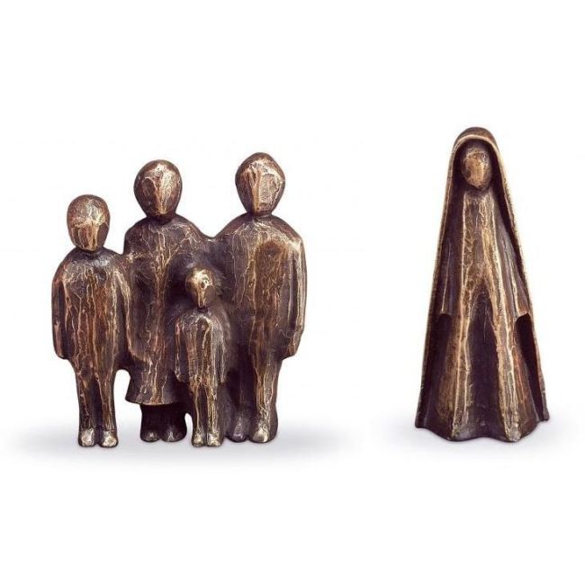 Bronzefiguren "Trennung"