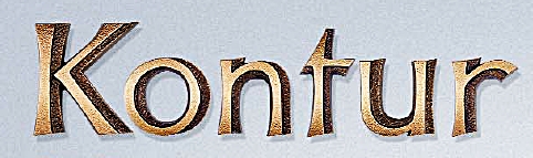 Bronzebuchstaben, "Kontur", Grabstein, Schrift, Einzelbuchstaben
