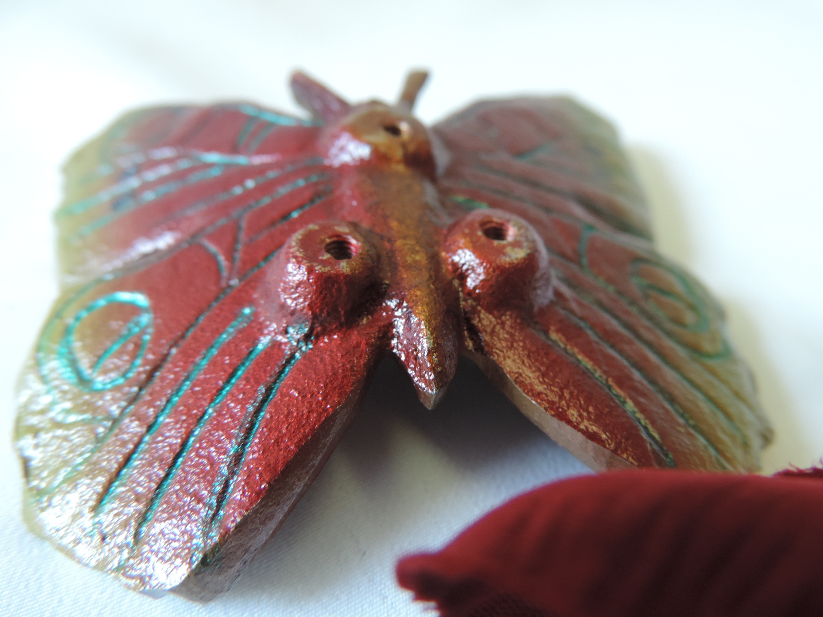 Schmetterling, 3 Größen,auch Bronze braun oder Aluminium grau