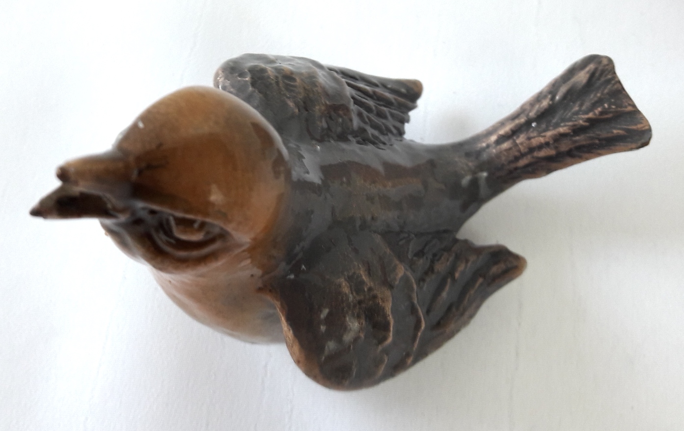 Grabmal Vogel, Grabschmuck, Bronze