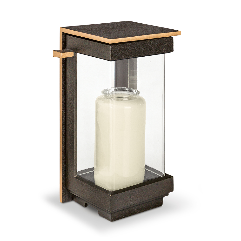 Grablaterne, Grabschmuck, Lampe für Grab, Grabschmuckleuchte