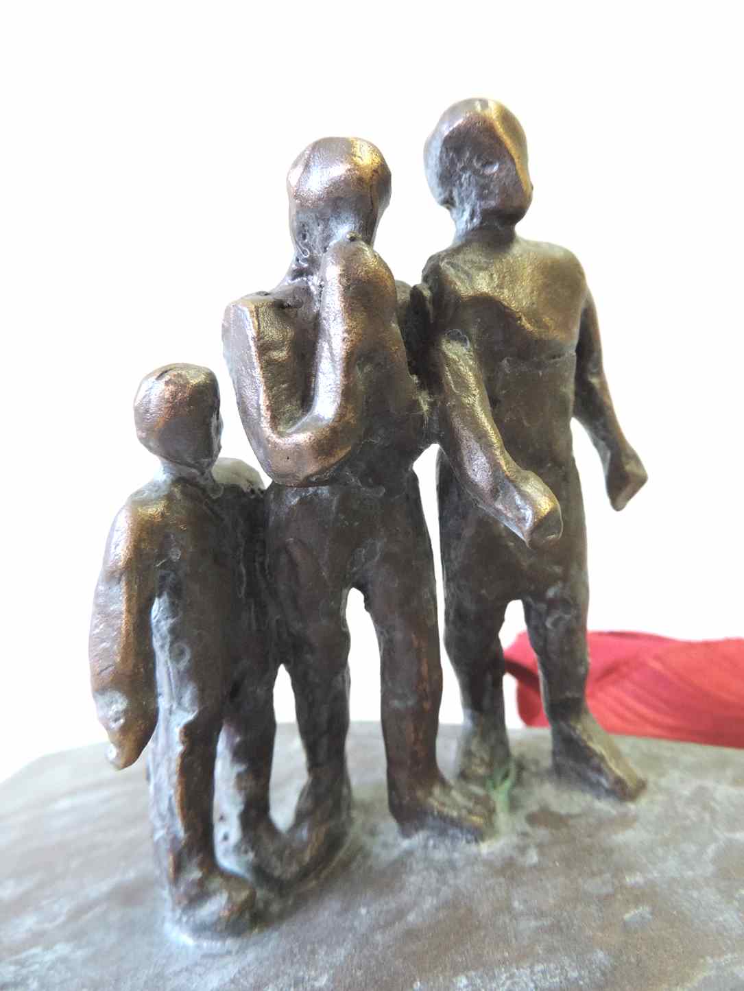Brücke, Bronze, mit Familie, Grabkunst, Bronzeschmuck