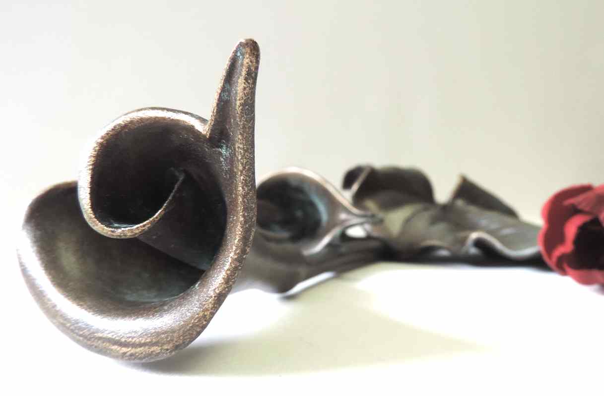 Callablüte, Grabschmuck, Schmuckrelief, Calla, Grab