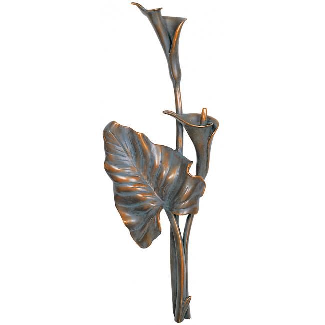 Callablüte, Grabschmuck, Schmuckrelief, Calla, Grab