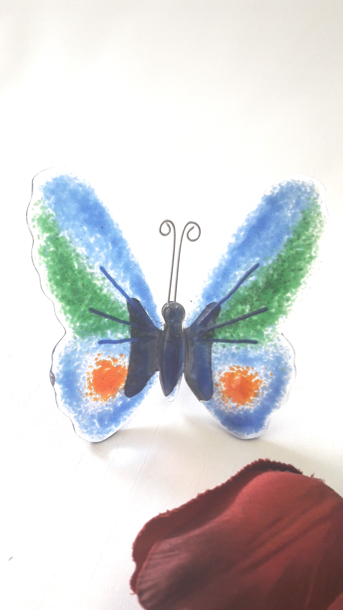 Schmetterling, aus buntem Glas, individuelle Handarbeit