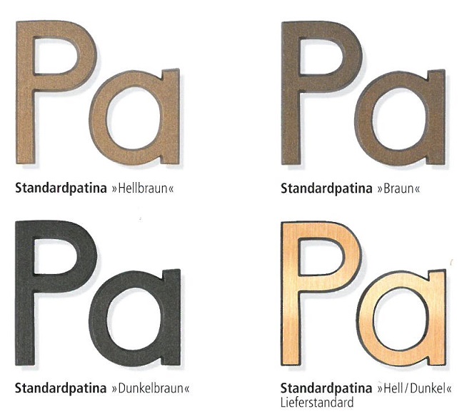 Buchstaben aus Bronze,  hell, "Alblock", Grabstein, Schrift
