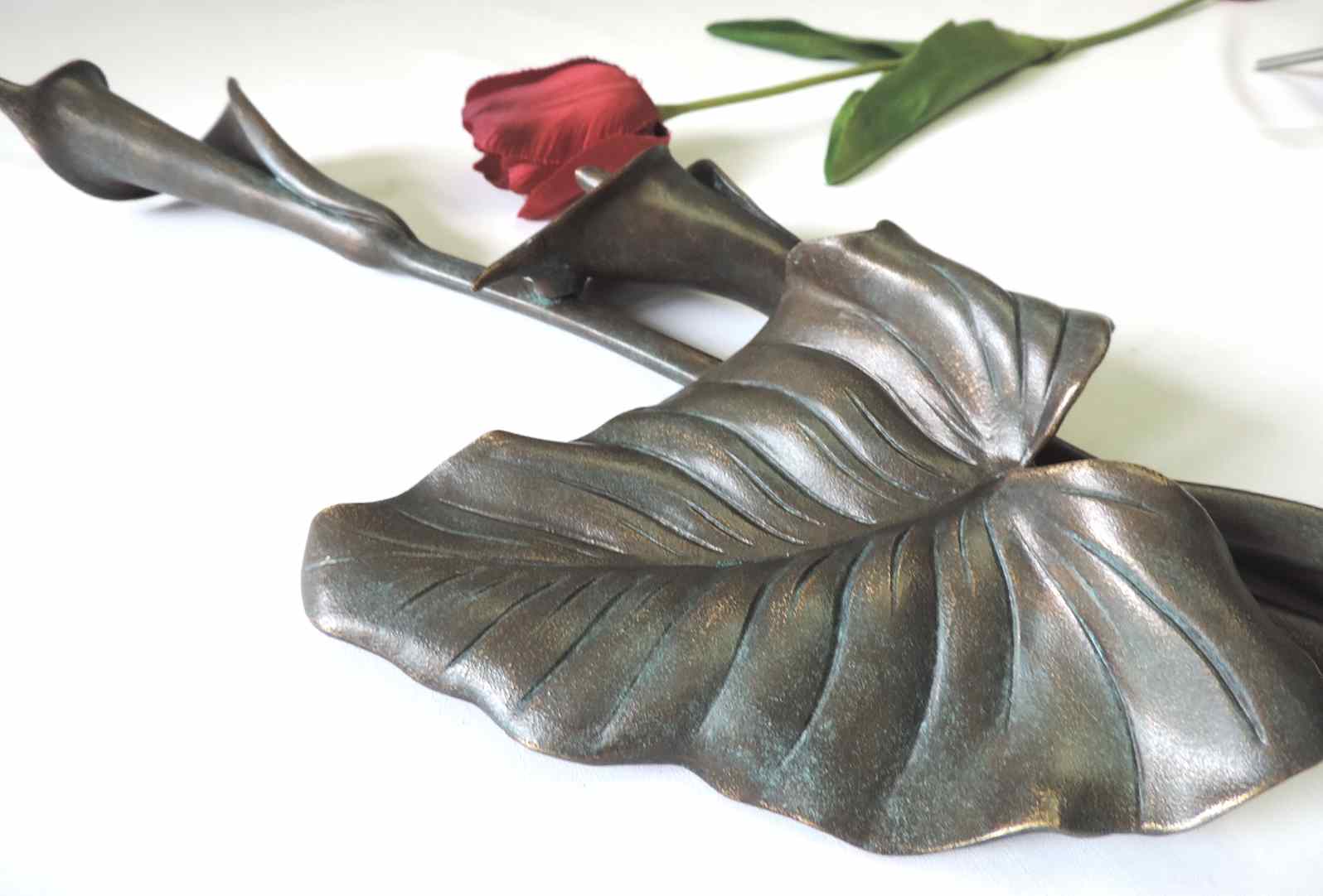 Callablüte, Grabschmuck, Schmuckrelief, Calla, Grab