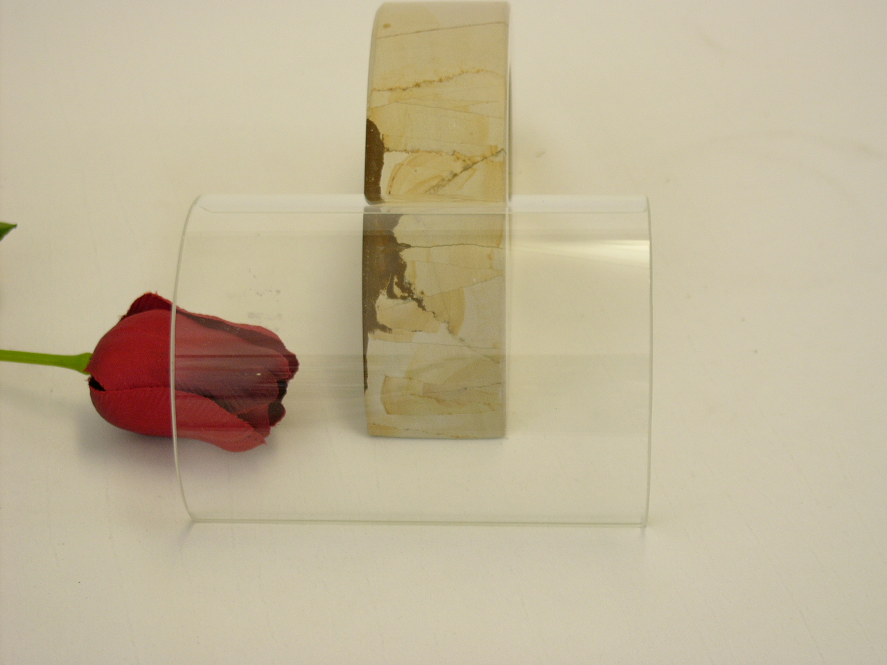 Halbzylinderglas 13 x 9 cm