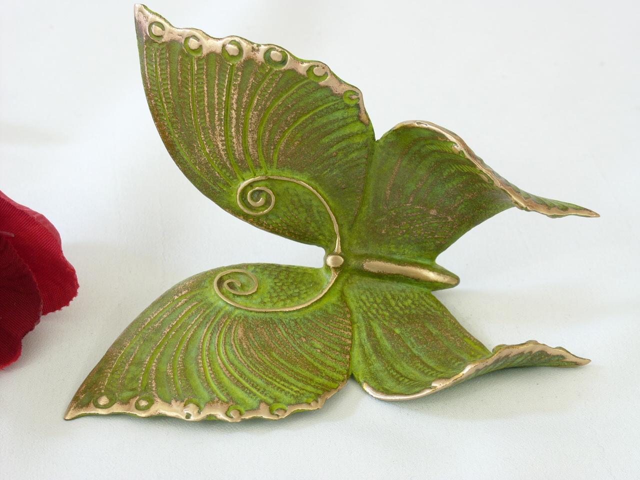 Schmetterling, Grabschmuck, Deko, Bronze