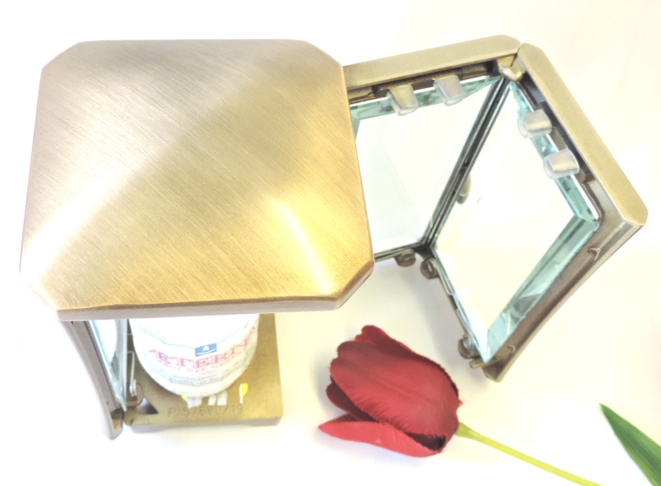 Grablaterne, Messing oder Aluminium