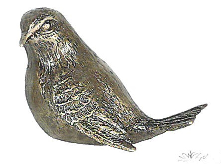 Vogel, Grabschmuck, Bronze, Grabmalgestaltung