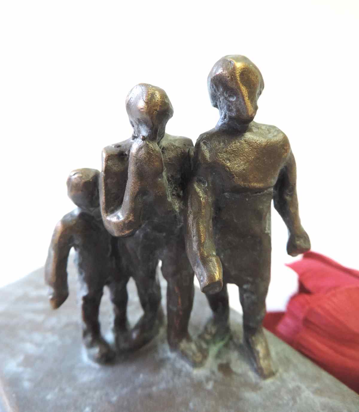 Brücke, Bronze, mit Familie, Grabkunst, Bronzeschmuck