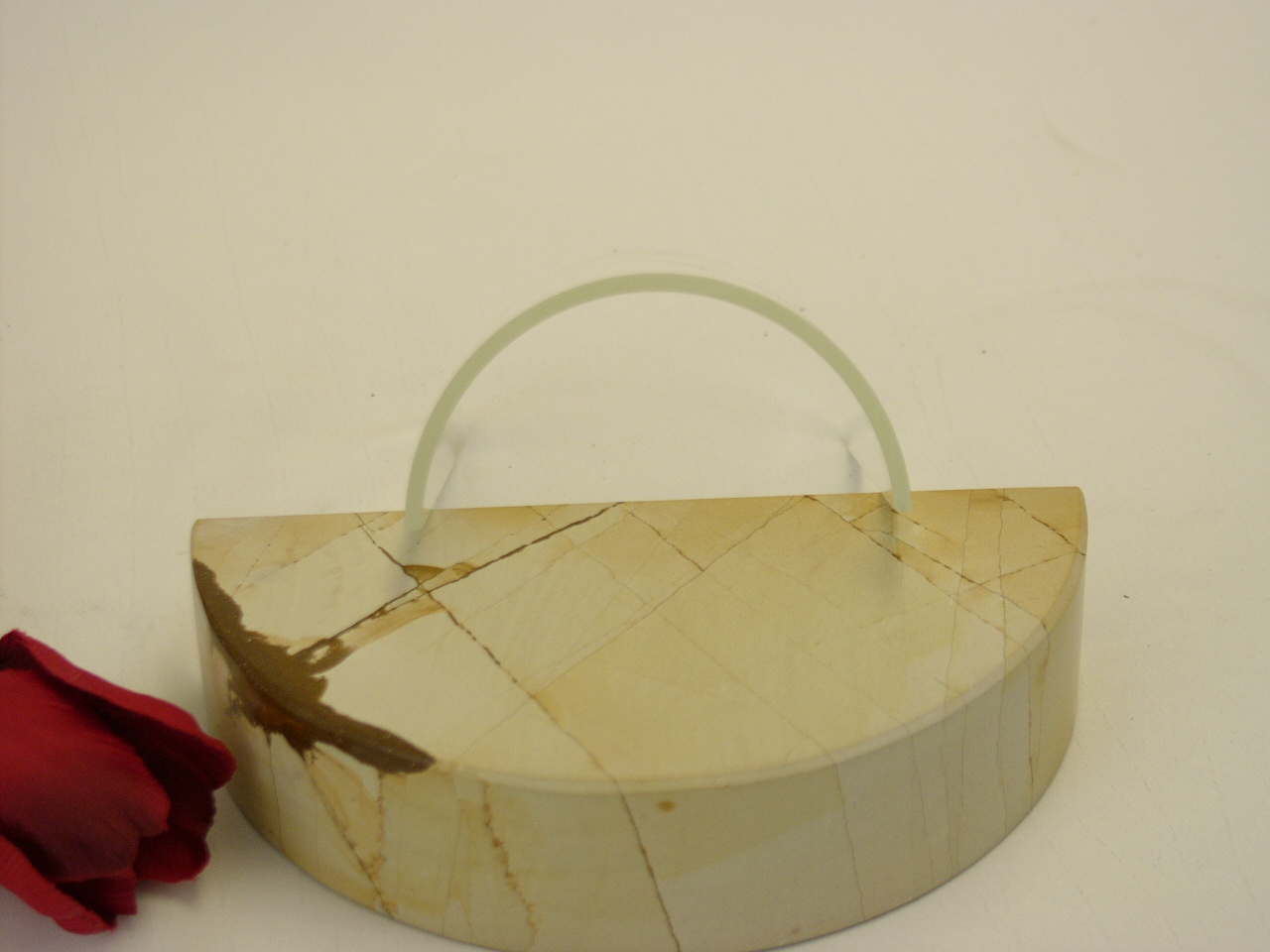 Halbzylinderglas 13 x 9 cm