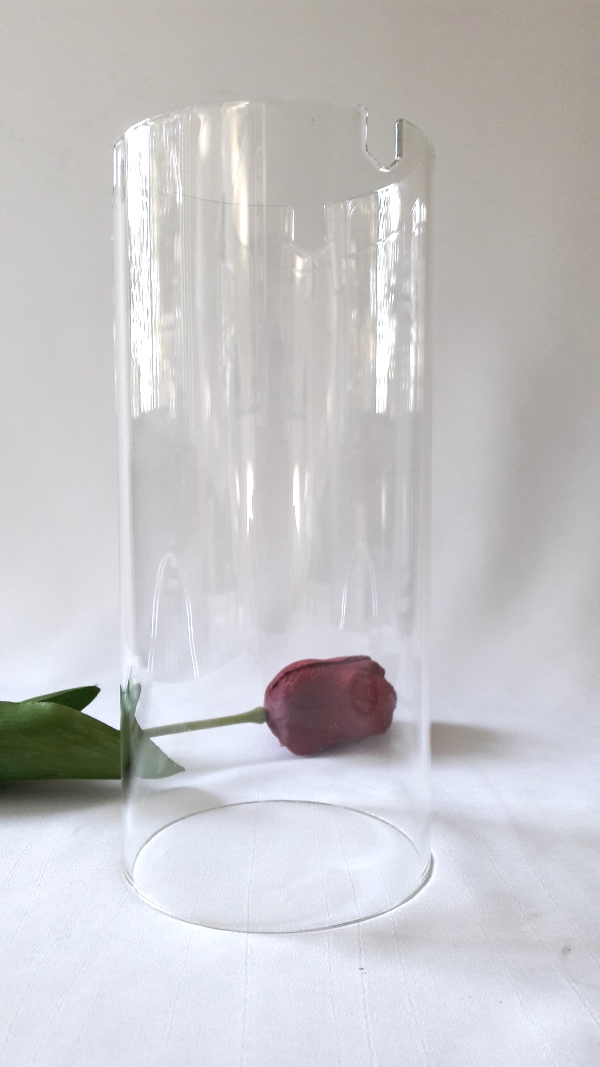 Glas mit Lufteinlässen 20 cm h, 9 cm Ø