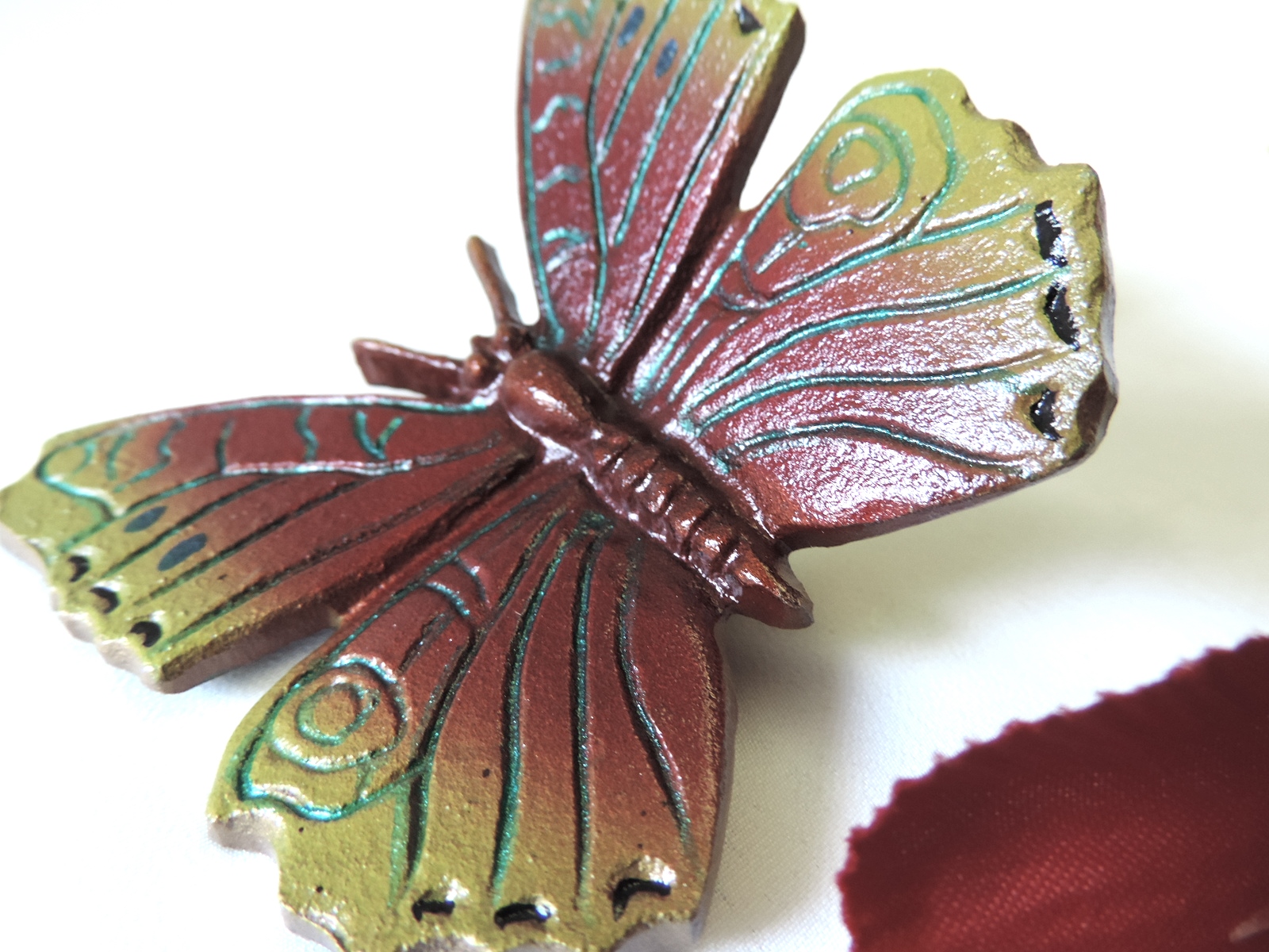 Schmetterling, 3 Größen,auch Bronze braun oder Aluminium grau