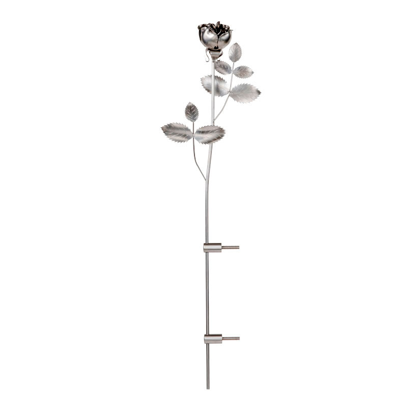 Rose, Blüte geschlossen, Inox, Edelstahl