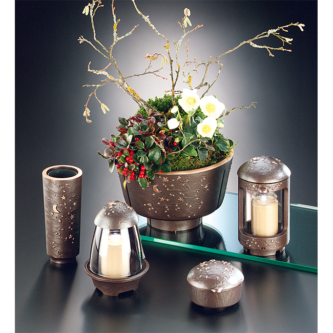 Grabschmuck Vase "Sternenhimmel"
