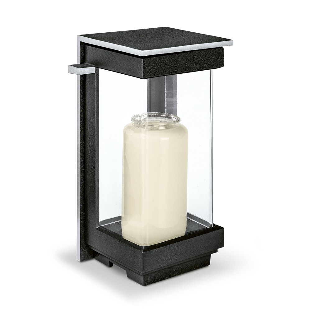 Grablaterne, Grabschmuck, Lampe für Grab, Grabschmuckleuchte