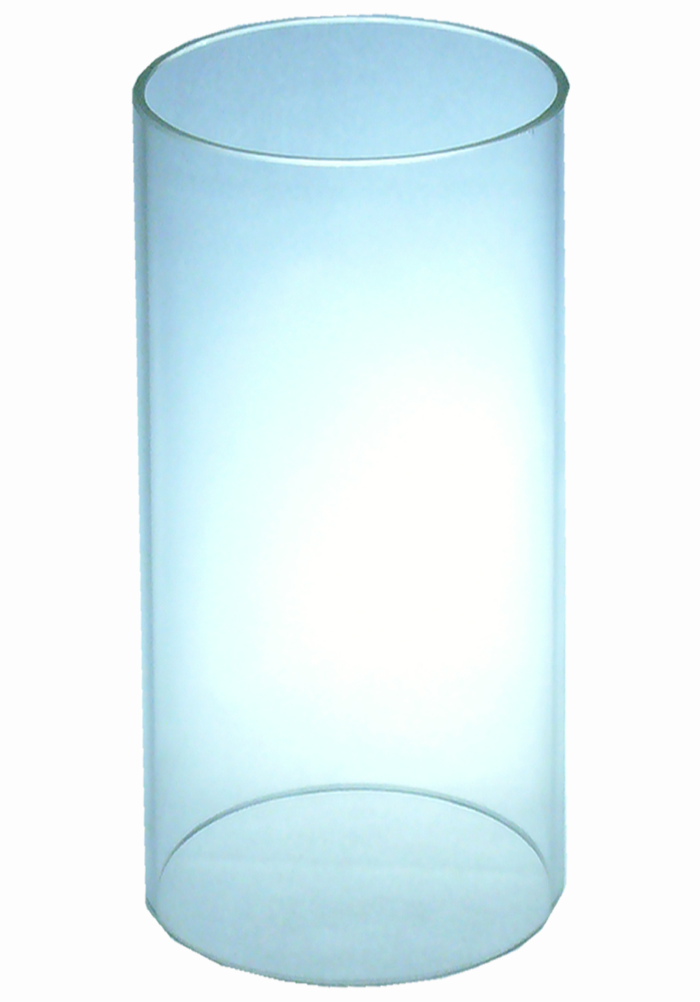 Ersatzglas, Glaszylinder, 19 cm H, 9,5 cm Ø