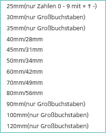 Bronzebuchstaben "Kontur", Grabstein, Schrift, Einzelbuchstaben