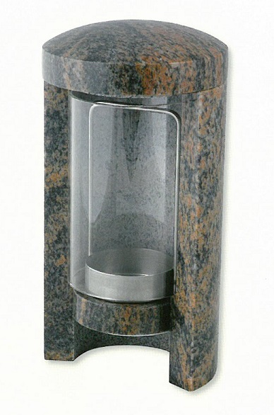 Steinlaterne, Grablampe  23,5 cm h